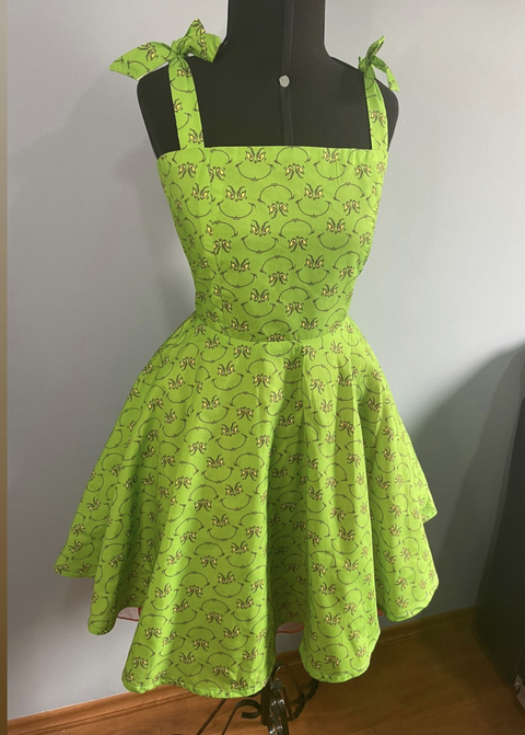 Vestido Grinch Alcinhas