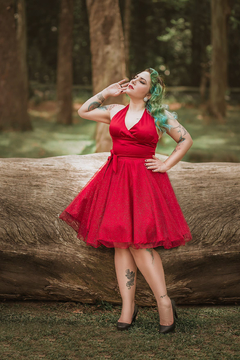 Vestido Norma Jean Vermelho - comprar online