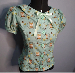 Camisa Raposinhas Verde claro - comprar online