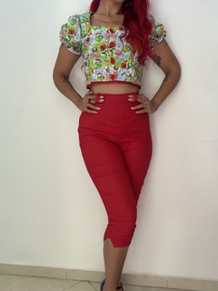 Calça Capri Cherry