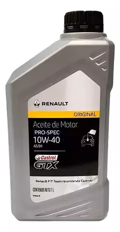 ACEITE CASTROL PRO 10W40 SEMISINTETICO 1 Lt