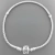 Bracelete Liso para Berloques em Prata Envelhecida