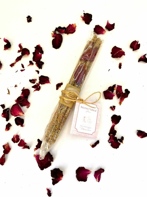 Incenso Artesanal Palo Santo com Rosas