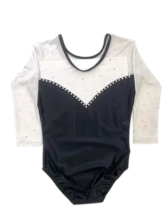 Imagen de 0003 MALLA LYCRA STRASS NACIONALES MANGAS DE TULL