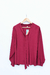 Blusa c/lazo borgonia - comprar online
