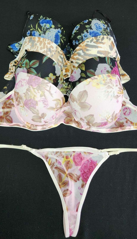 Soft Tul de Lycra Sublimado con Tanga Regulable T85-T100 x 12u