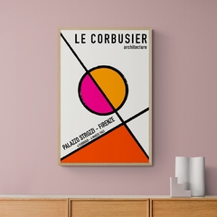 Cuadro en marco madera Kiri Box/ Modelo 82/ LE CORBUSIER II - comprar online