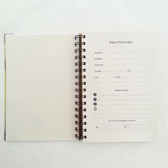 Agenda Semanal Tapa Dura Ring Wire/ Modelo 177/ MATISSE TREIZE en internet