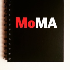Imagen de Agenda 2 días por páginas/ Tapa Dura Ring Wire/ MODELO 236/ MoMA BLACK ⬛⬜