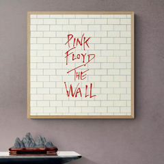 QUADRAT Marco Madera Kiri Box Natural Cuadrado/ Modelo 363/ Álbum THE WALL de PINK FLOYD (1979) By Gerald Scarfe