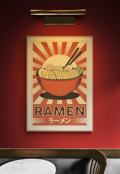 Cuadro en marco madera Kiri Box/ Modelo 329/ RAMEN 3 - comprar online