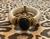 Bracelete P em osso c/pedra