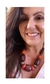 Colar resina indian grená coral - comprar online