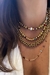 Colar Metal Indian Bolinhas