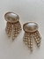 Brinco chuva strass pearl