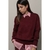 Brinco Caracol Burgandy