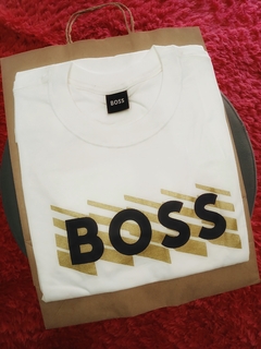 Camisetas BOSS Cor OFF White/ Creme Claro