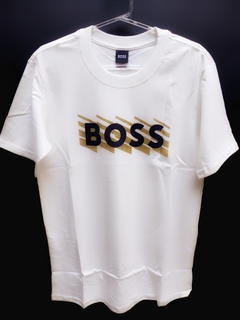 Camisetas BOSS Cor OFF White/ Creme Claro - comprar online