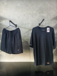Conjunto Camiseta Over Size, Bermuda de Malha Street