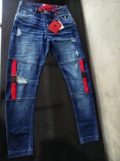 Calça Jeans Jogador Premium Jogador detalhes exclusivos. - Camisetas Party