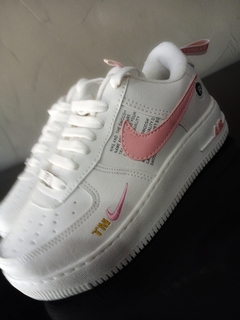 Tênis Air Force Feminino Rosa e Branco – Linha Premium na internet