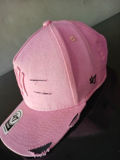Boné NY Destroyed Bloguerinha Rosa - comprar online