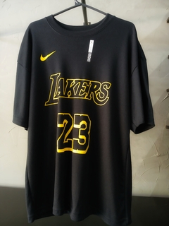 Camiseta OverSized Lakers Malha Suedine.