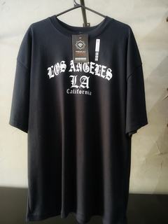 Camiseta Over Sized Malha Suedine. Los Agenles L.A Street Urban.