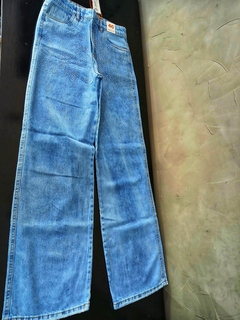 Calça Jeans Wide Lag Com Brilho Linda Demais
