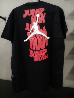 Camiseta Jordan Cor Preta estampa nas Costas - comprar online