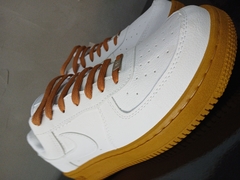 Tenis Nike Air Force Branco Clean Solado Beje TOP na internet