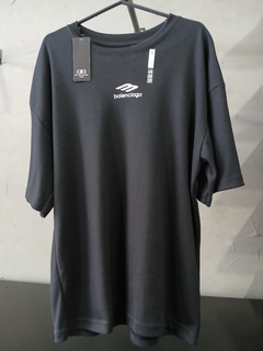 CAMISETA OVERSIZE MALHA SUEDINE BALANCEAGA