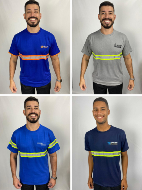Camiseta com Refletivo Personalizada