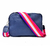 1229 azul con tira rallada fucsia