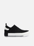 Tênis Arezzo Slip On Plataforma Preto