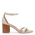 Sandália Santa Lolla Couro Pelica Soft Salto Bloco Off White - comprar online