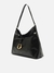 Bolsa Arezzo Tiracolo Envernizada Preta Grande - comprar online