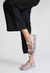 Imagem do Sandália Schutz Papete Triangle Glam Couro Prata
