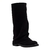 Bota Santa Lolla Capa Couro Camurça Cano Alto Preta - comprar online