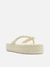 Tamanco Brizza Flatform Marrocos Mid Off-White