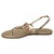 Sandália Bottero Couro Metalizado Roma Dourado 364105 - comprar online