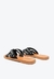 Chinelo Schutz Rasteira Slide de X Trama e Logo na internet
