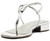 Sandália Anacapri Slim Pedrarias Salto Prata - comprar online