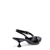 Scarpin Santa Lolla Slingback Laço Couro Verniz Salto Baixo Preto na internet