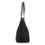 Bolsa Santa Lolla Shopper Nylon Preta Pespontos Branco Alça De Ombro na internet