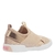 Tênis Santa Lolla Slip On Knit Bege Dourado Faixas - Desigual