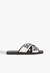 Chinelo Schutz Rasteira Slide de X Com Logo