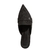 Mule Santa Lolla Mocassim Tecido Copacabana Preto Bico Fino - Desigual