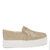 Tênis Santa Lolla Slip On Flatform Sola Alta Dourado Shiny - comprar online