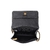 Bolsa Santa Lolla Carteira Soft Preta Alça Transversal Corrente - Desigual